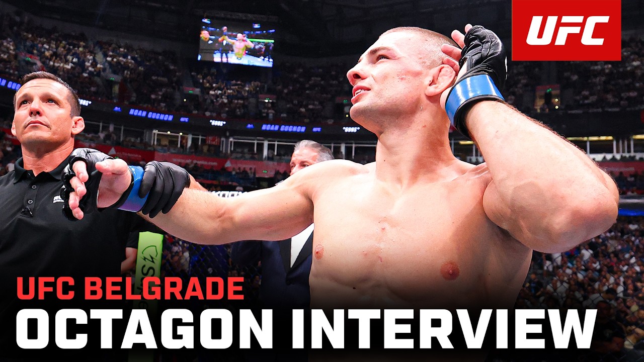 Noah Gugnon Octagon Interview | UFC Belgrade