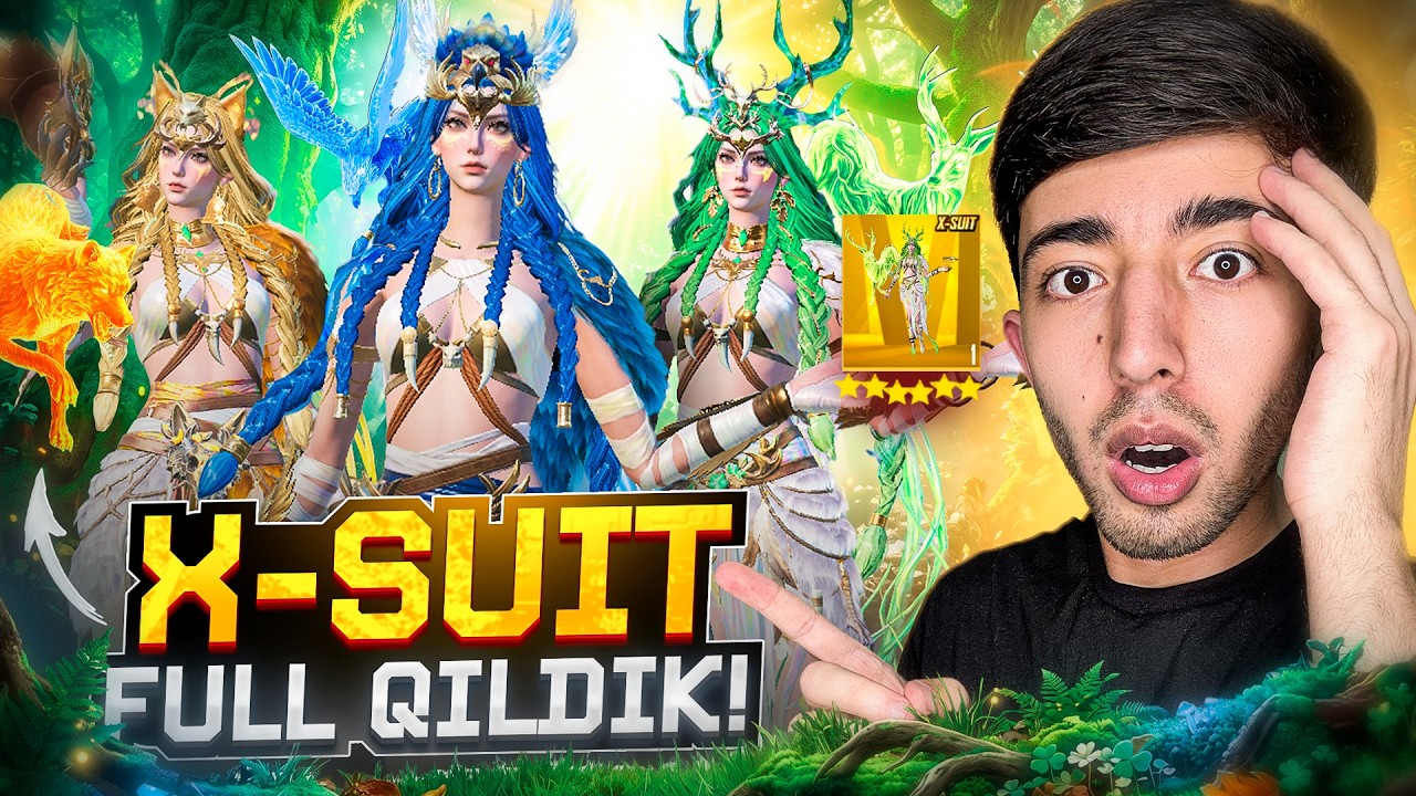 80,000 UC YANGI KOSTYUM-X FULL QILDIM 🥵 PUBG MOBILE!!!