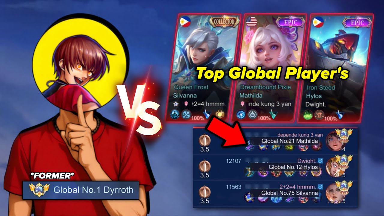 DYR vs TOP GLOBAL PLAYERS (they got humbled) - MLBB background