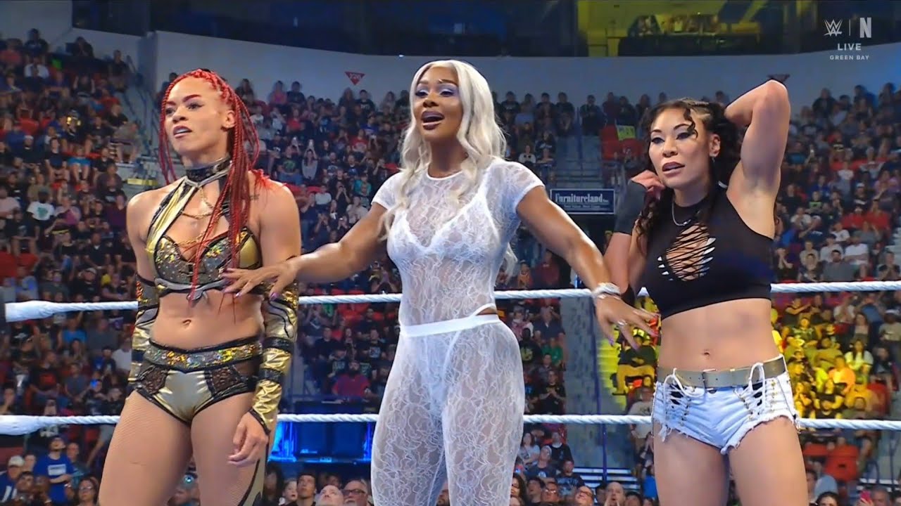 (2/2) Chelsea & Tiffany vs B-Fab & Michin: SmackDown July 31 2026 background