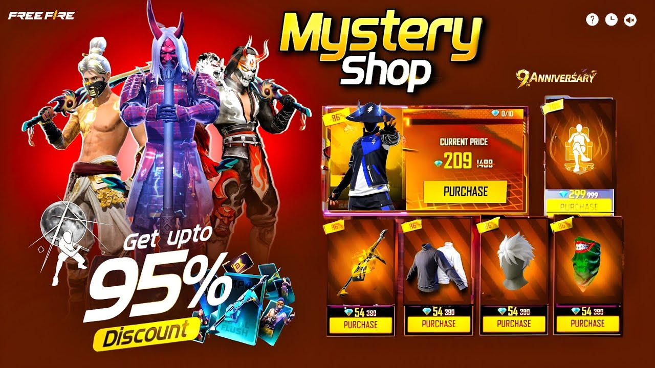Zombie Samurai 💥 Next Mystery Shop Event Ff 🤯🥳| free fire new event | ff new event | new event ff