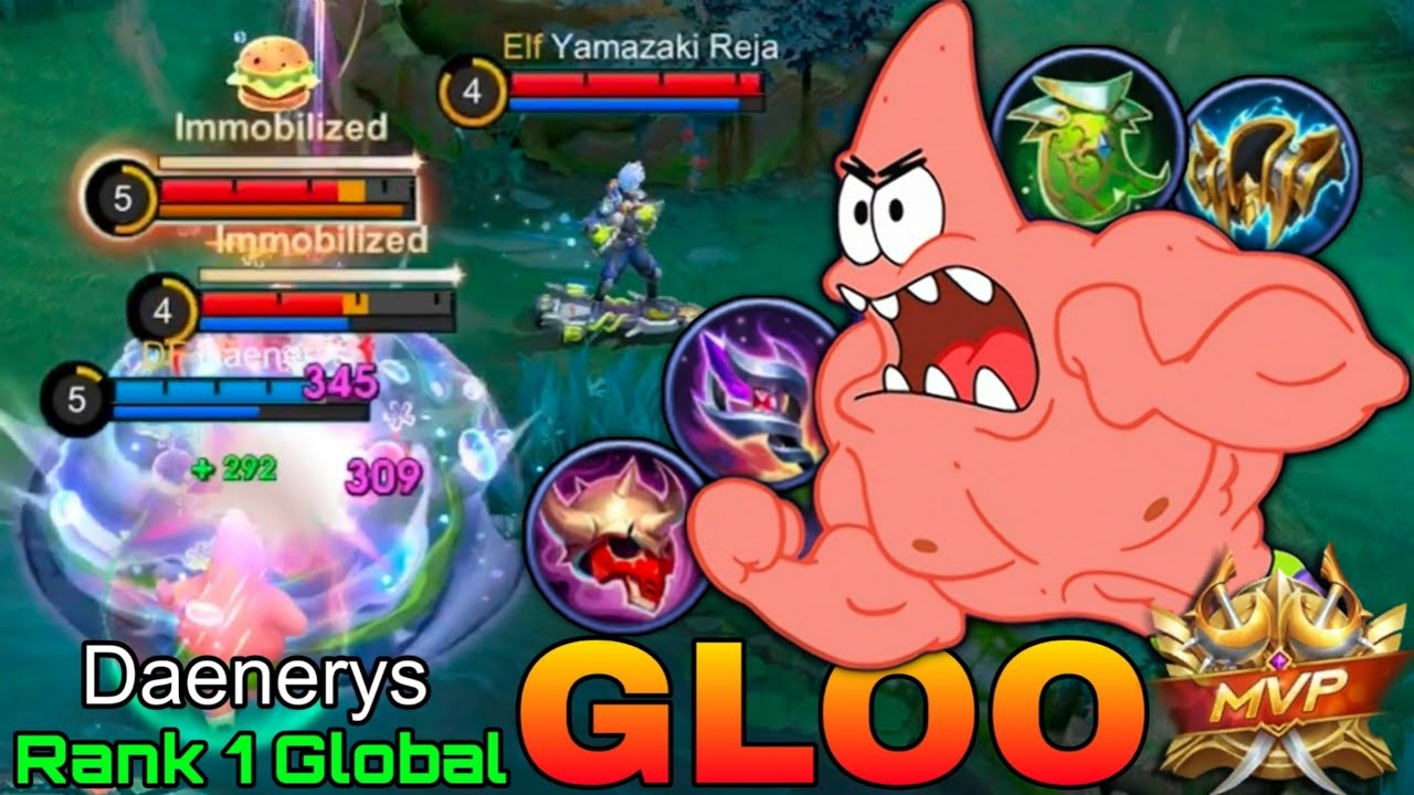 Roamer Gloo NonStop Gank - Top 1 Global Gloo by Daenerys - Mobile Legends