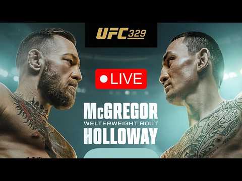 🔴 UFC 329 CONOR MCGREGOR VS MAX HOLLOWAY FULL FIGHT WATCHALONG WITH NEERAJ GOYAT AND MAXTERN