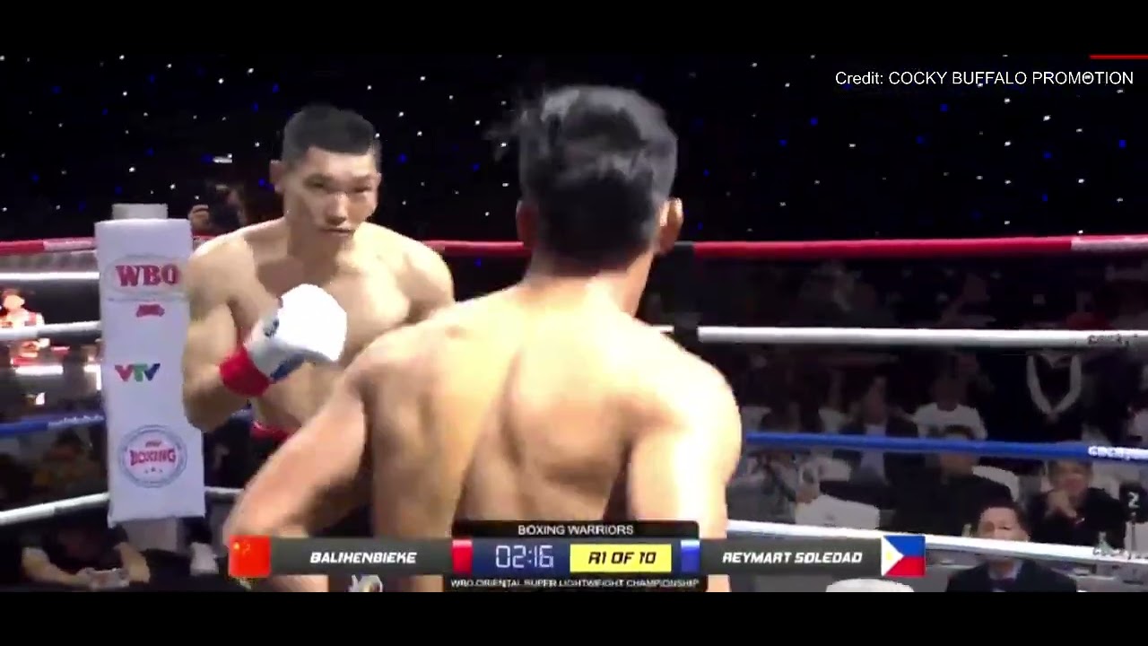 NEW FIGHT: Vacant WBO Belt! 1ST ROUND KNOCKOUT - ЁЯЗ╡ЁЯЗнReymart Soledad napalaban sa Tsina
