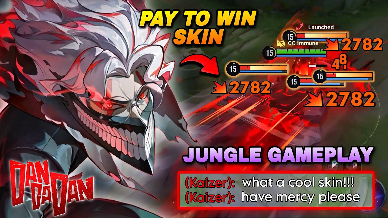 LAM OKARUN DAN DA DAN COLLAB SKIN IS A PAY TO WIN SKIN JUNGLE GAMEPLAY! | HONOR OF KINGS background
