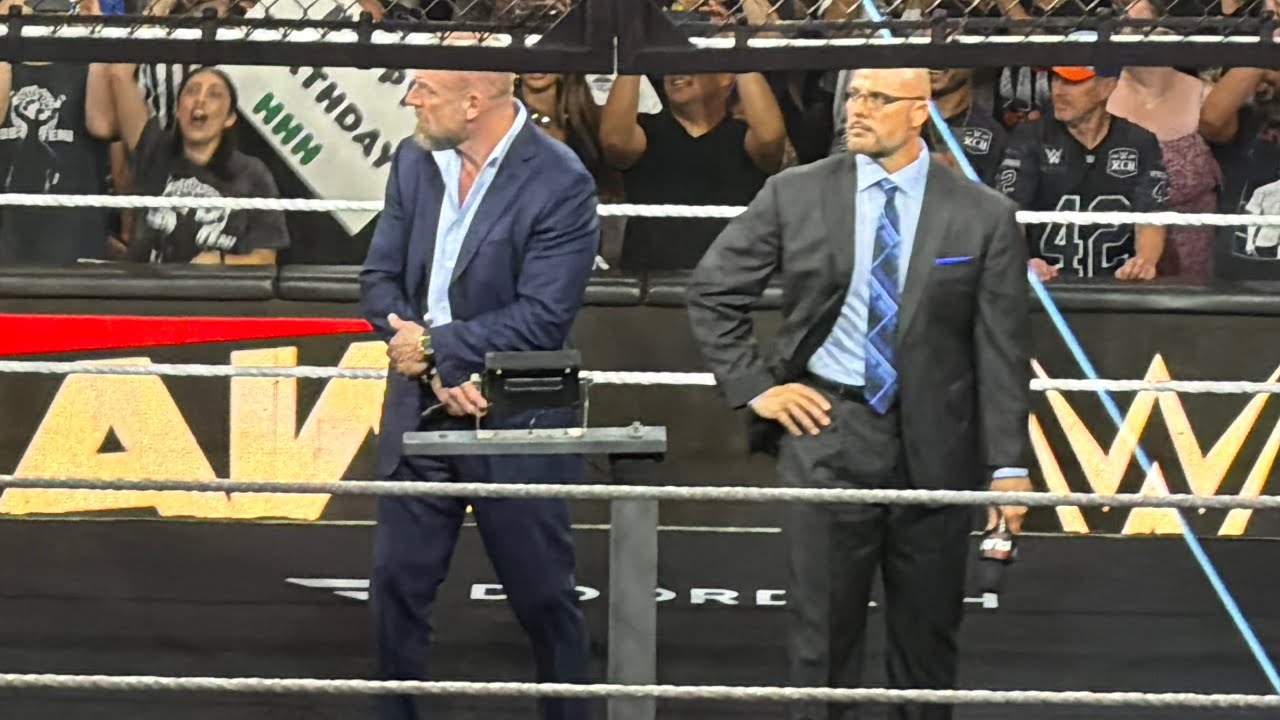Brock Lesnar & Oba Femi Arrive | WWE Monday Night Raw 7-27-26 background