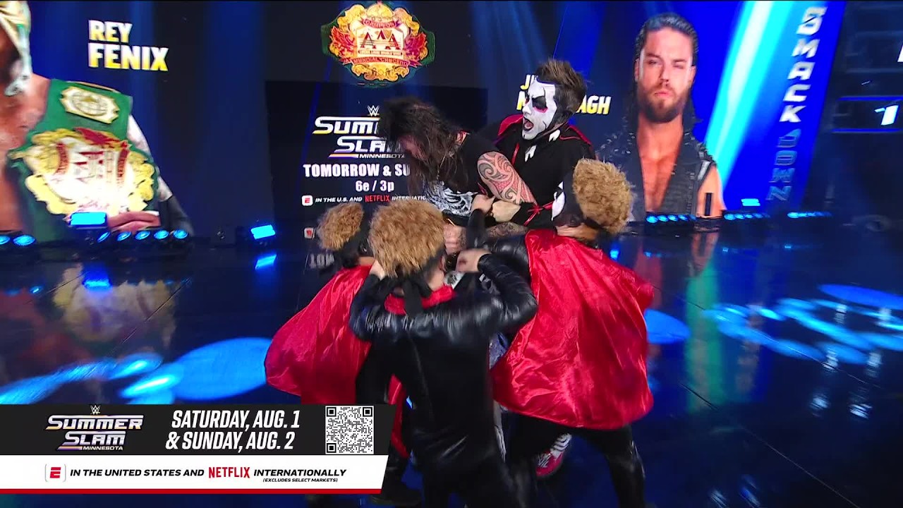 Danhausen and Minihausens help Rey Fenix defeat JD McDonagh: SmackDown highlights, July 31, 2026