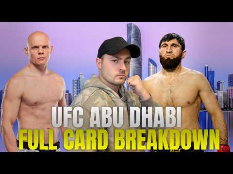 UFC Abu Dhabi Full Card Predictions - Magomed Ankalaev vs Bogdan Guskov background