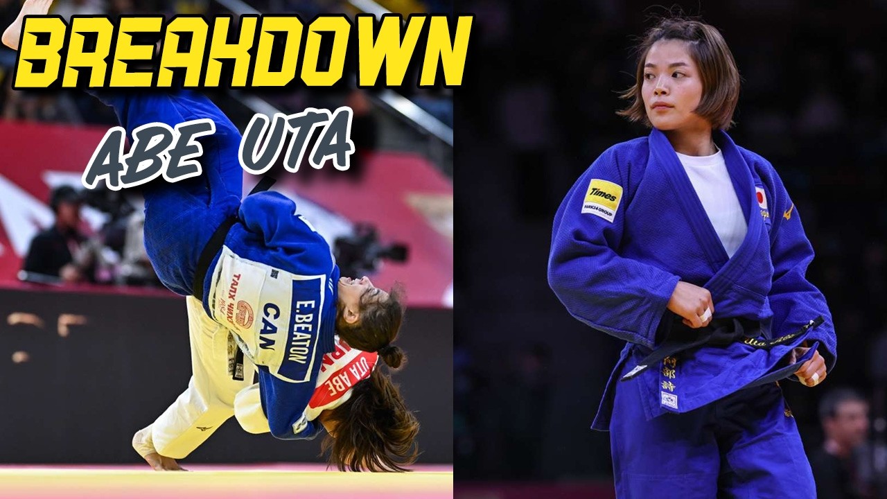 Abe Uta Break Down! Very interesting style with uchi mata and seoi nage. Amazing newaza, too! background