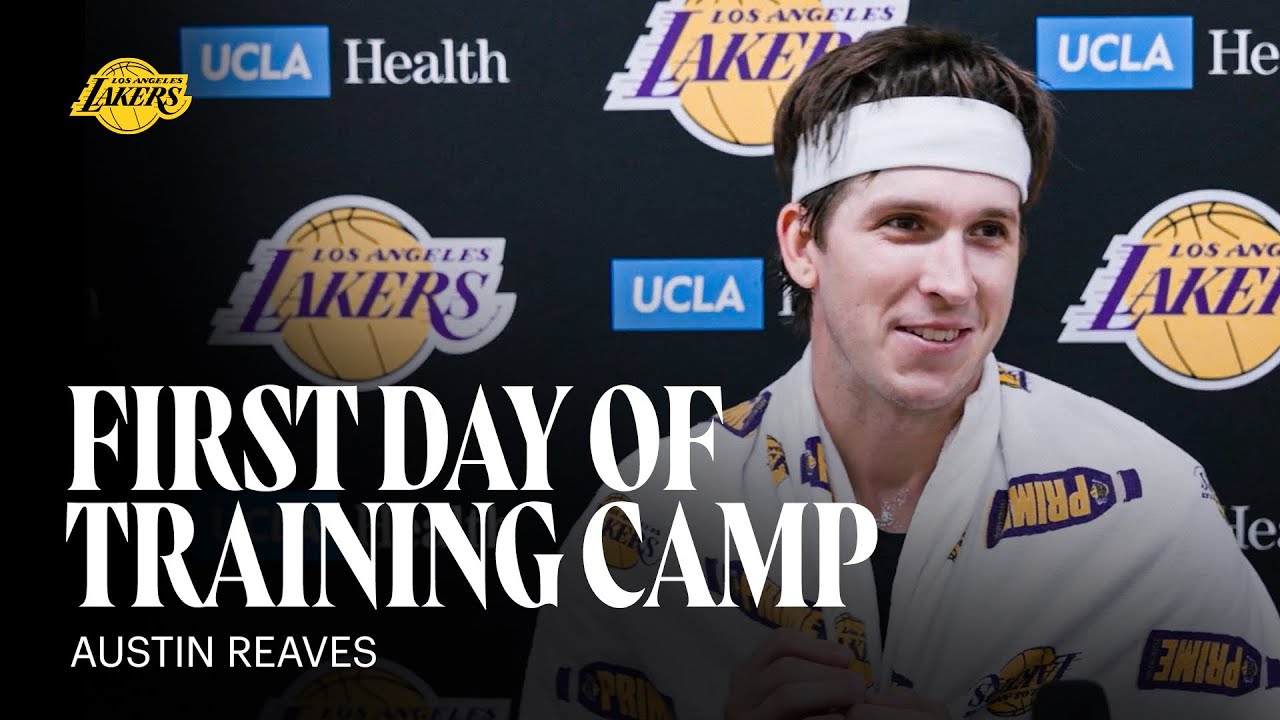 Austin Reaves on Becoming a Leader for the Lakers background