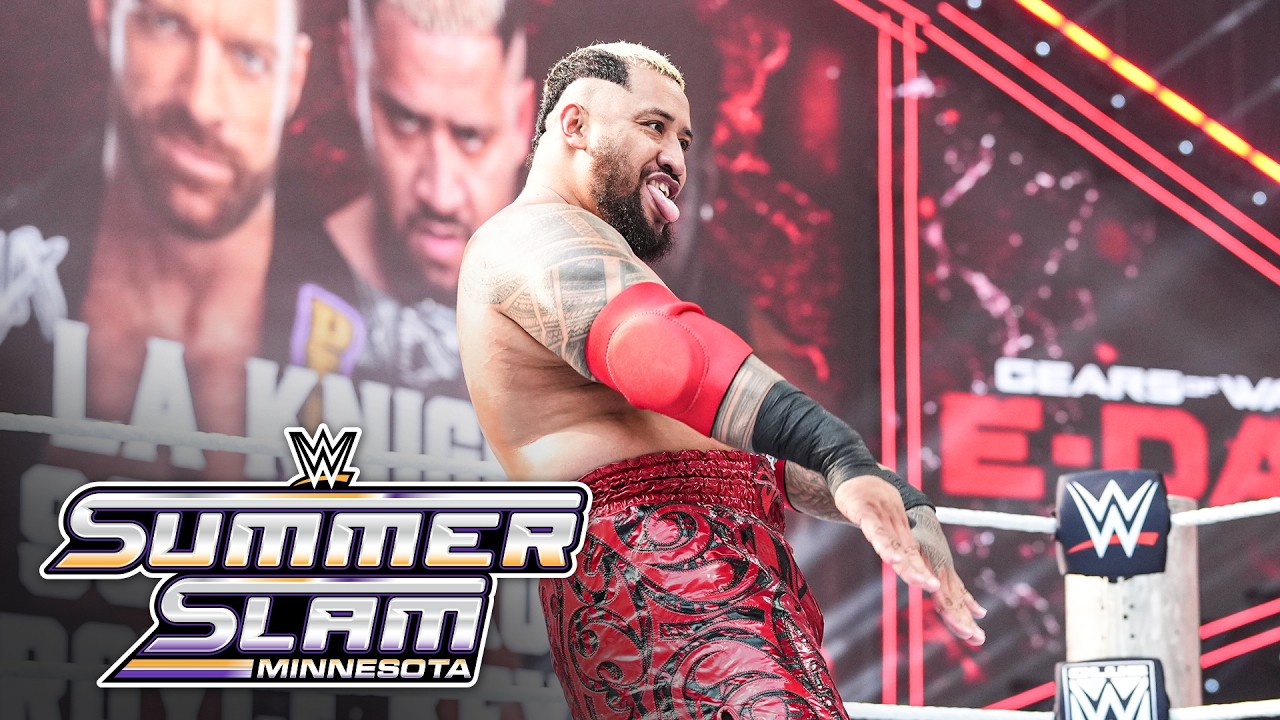 Solo Sikoa starts a YEET party: SummerSlam 2026 highlights background