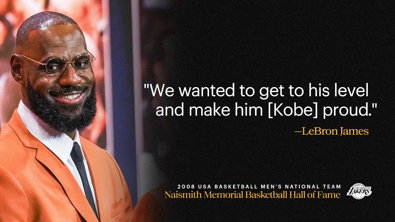 Kobe Made EVERYONE Lock in for Gold | LeBron at the Hall of Fame background
