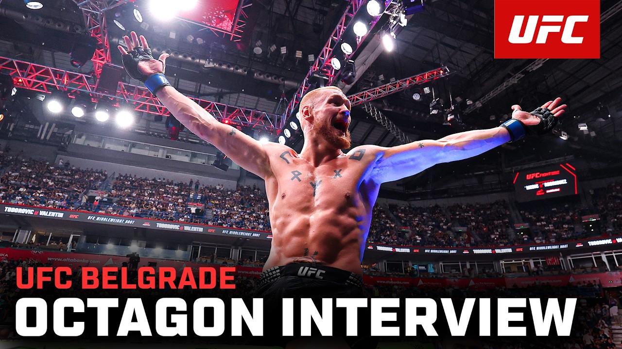 Robert Valentin Octagon Interview | UFC Belgrade