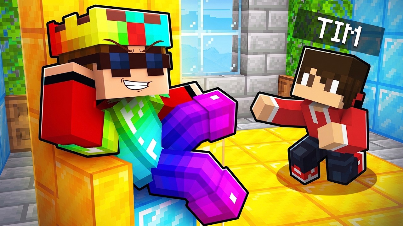 Wir TROLLEN FREUNDE als REICHER KÖNIG! (Minecraft)