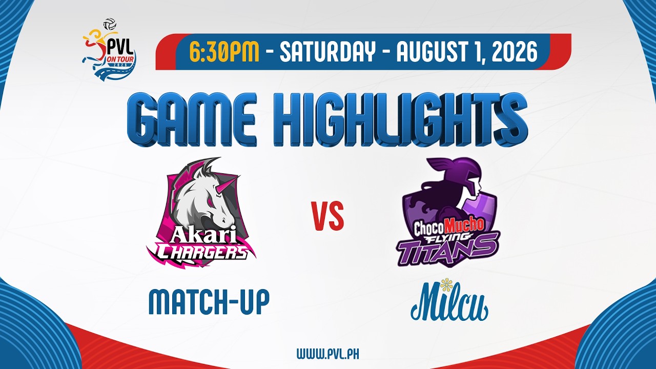 Akari vs. Choco Mucho - Match Highlights | 2026 All-Filipino Conference background