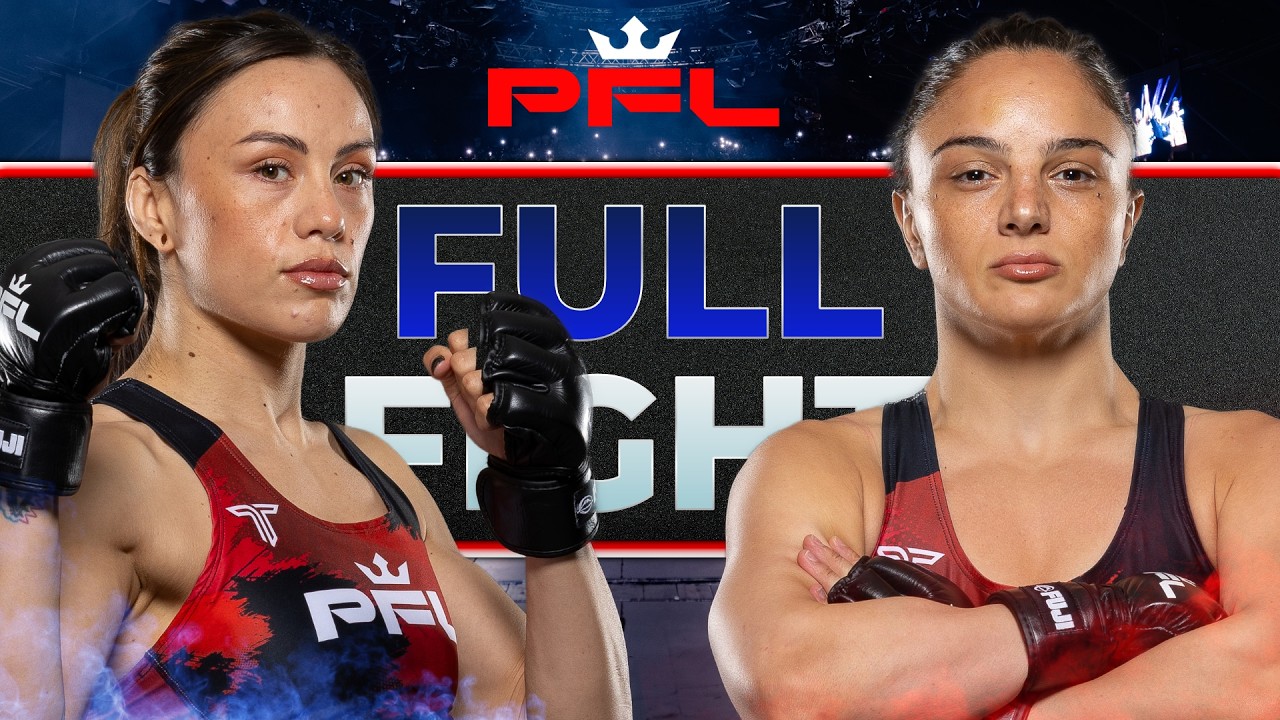 TKO VICTORY! | Victoria Alba v Borena Tsertsvadze | Full Fight | PFL Austin background