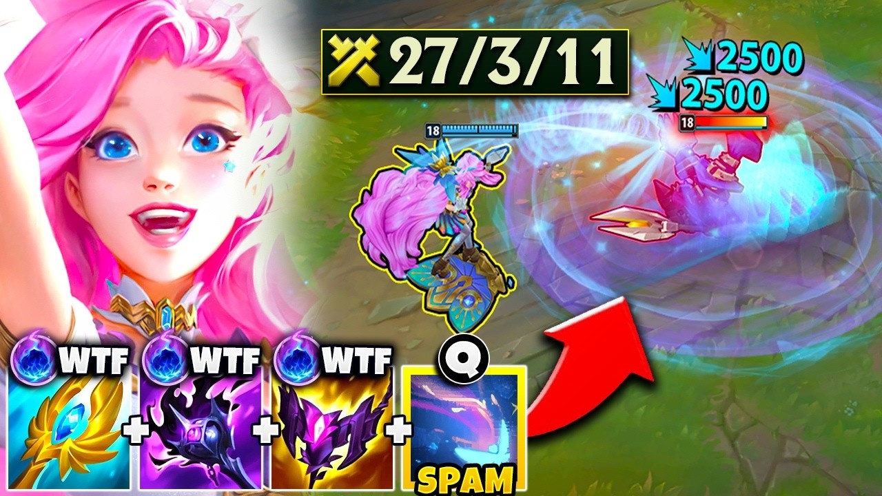 Why Seraphine is now the Most Broken champion in League of Legends (THIS IS 100% UNFAIR) background