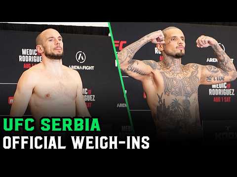 UFC Serbia: Official Weigh-Ins