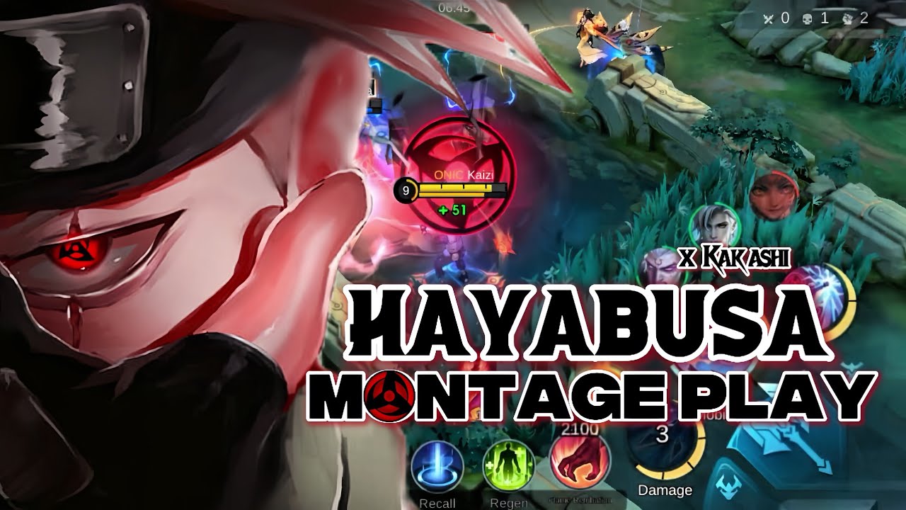 HAYABUSA MONTAGE IN RANK GAME ЁЯе╖ЁЯП╗ | HAYABUSA MONTAGE GAMEPLAY - MLBB background
