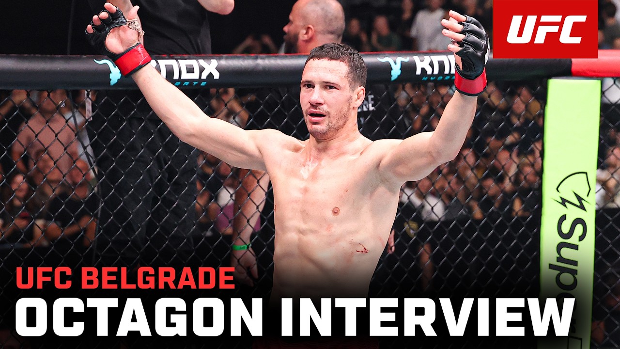Borislav Nikolić Octagon Interview | UFC Belgrade background