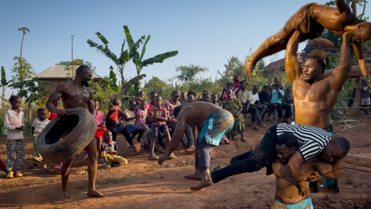 The Irresistible Jallah Trophy Shows No Mercy To The Opponents And Referee Was Hurt | Mud Wrestling.