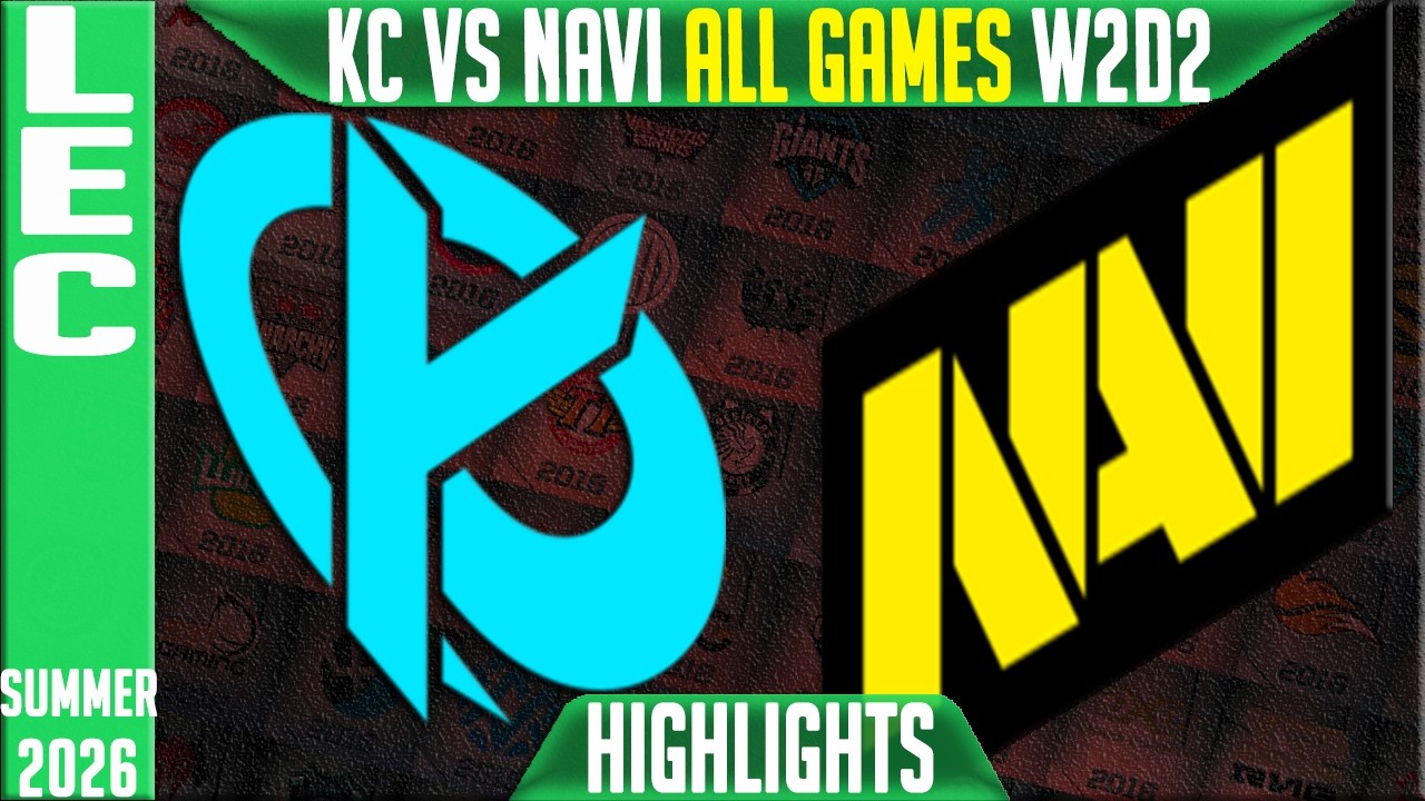 KC vs NAVI Highlights ALL GAMES | LEC Summer 2026 W2D2 | Karmine Corp vs NAVI