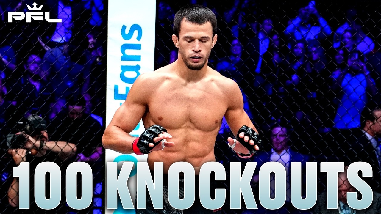 "THAT IS UNREAL!!" | 100 Knockouts In PFL