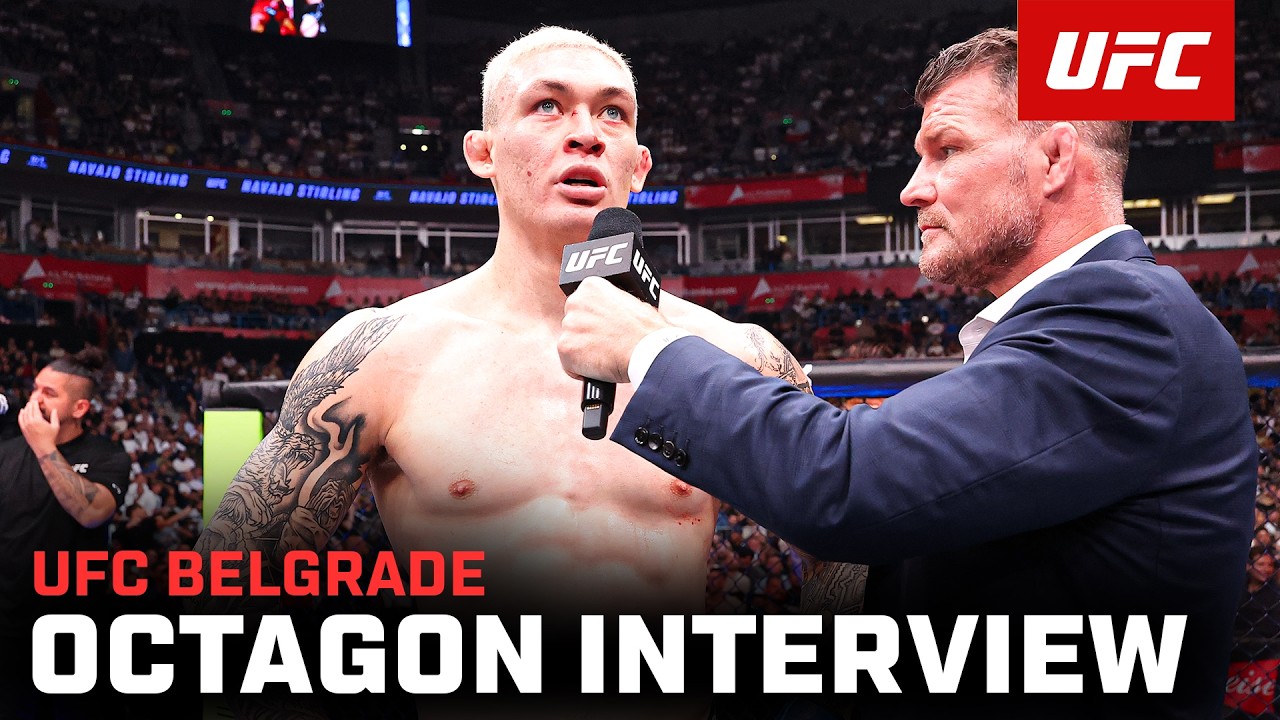 Navajo Stirling Octagon Interview | UFC Belgrade