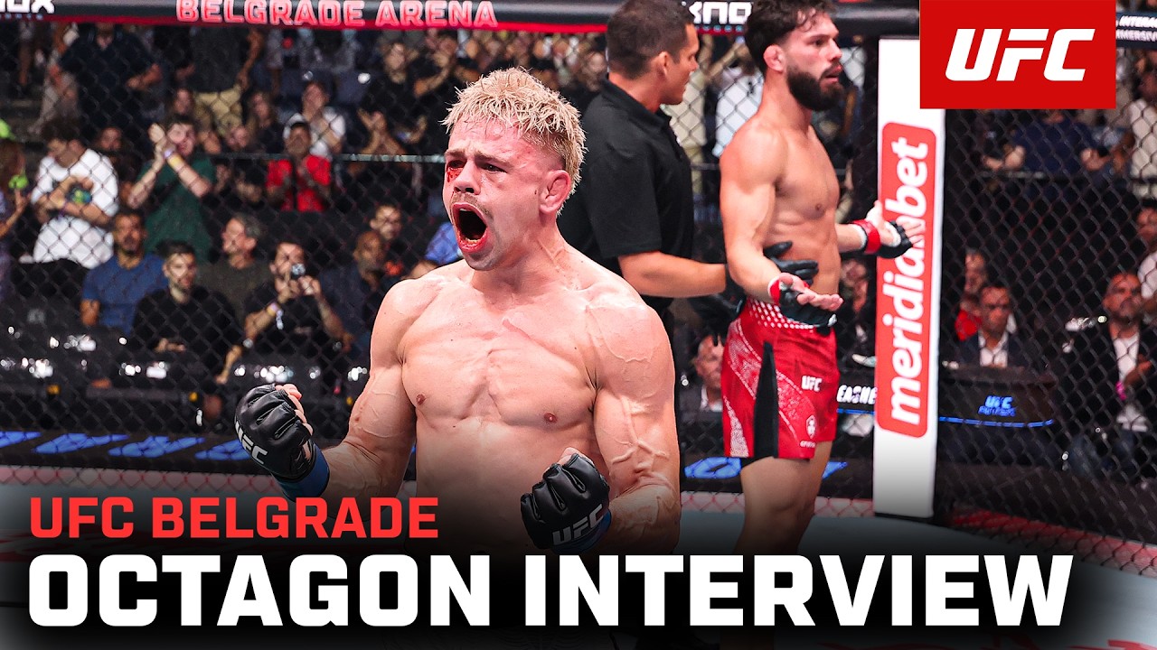 Bogdan Grad Octagon Interview | UFC Belgrade