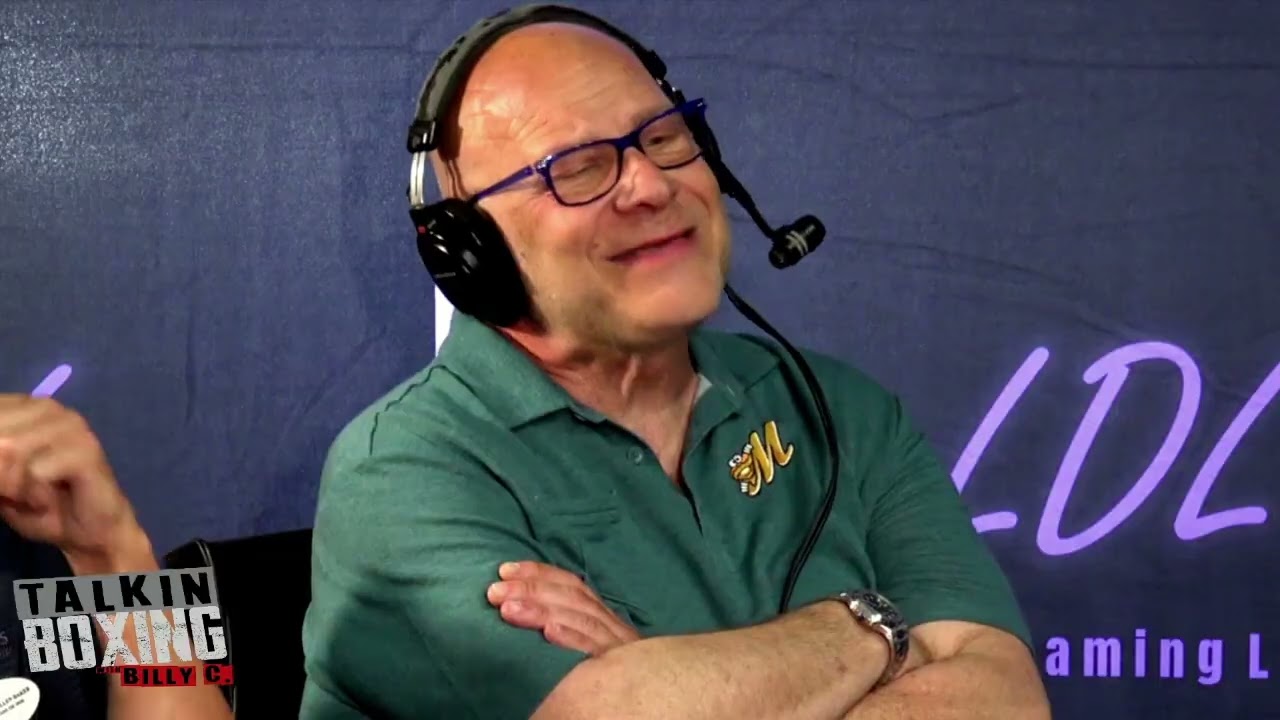 Lou DiBella with Billy C at the 2026 FBHOF background