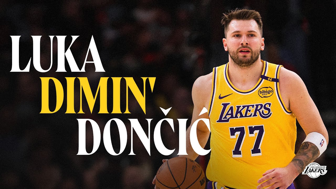 Luka's BEST DIMES as a Laker...So Far background