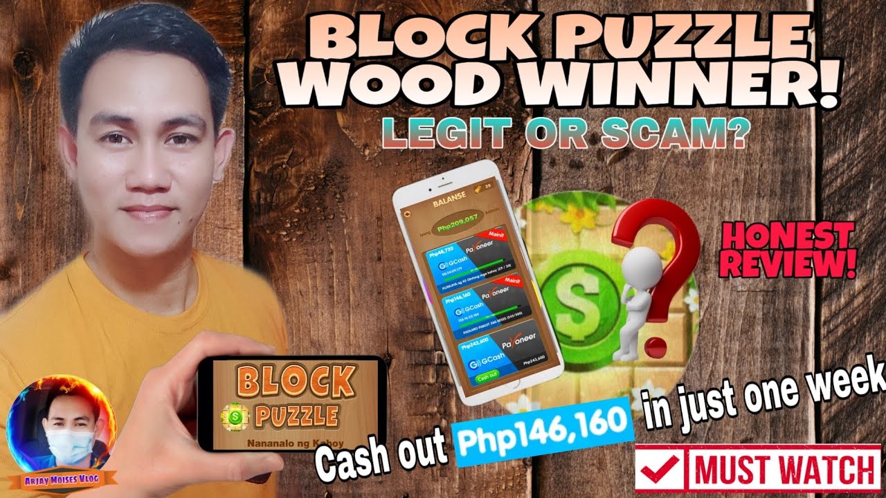 BLOCK PUZZLE WOOD WINNER LEGIT OR SCAM? | CASH OUT ₱146,160 GCASH IN JUST ONE WEEK? (Honest Review!)