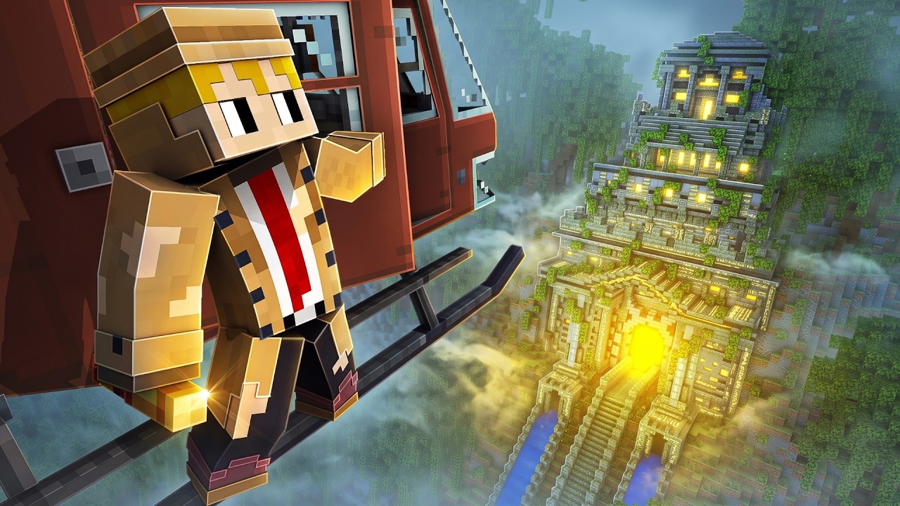Die Suche nach dem VERLORENEN Minecraft Dschungel SCHATZ! background