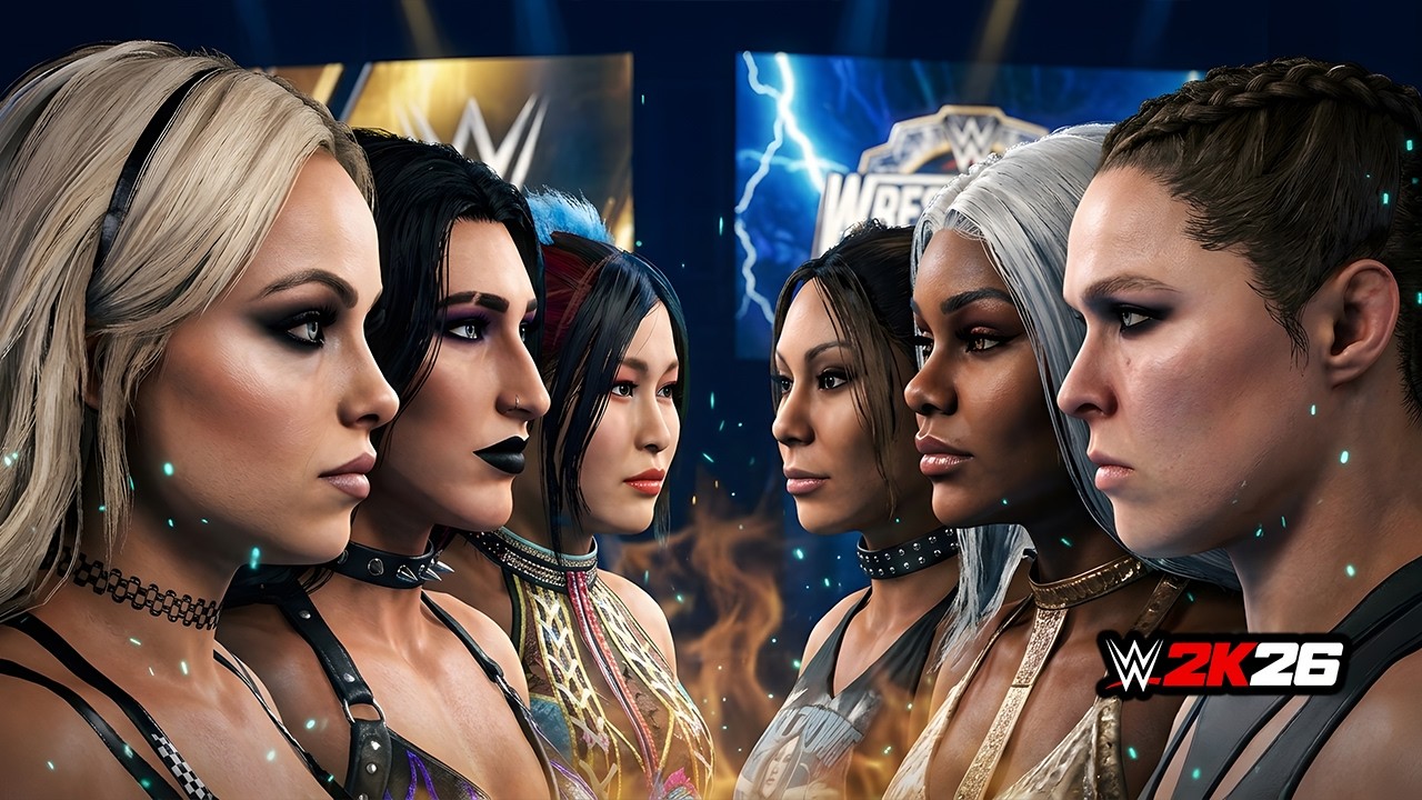 EPIC 6-Woman War! Liv Morgan, Rhea Ripley & IYO SKY vs Ronda Rousey, Jade Cargill & Michin background