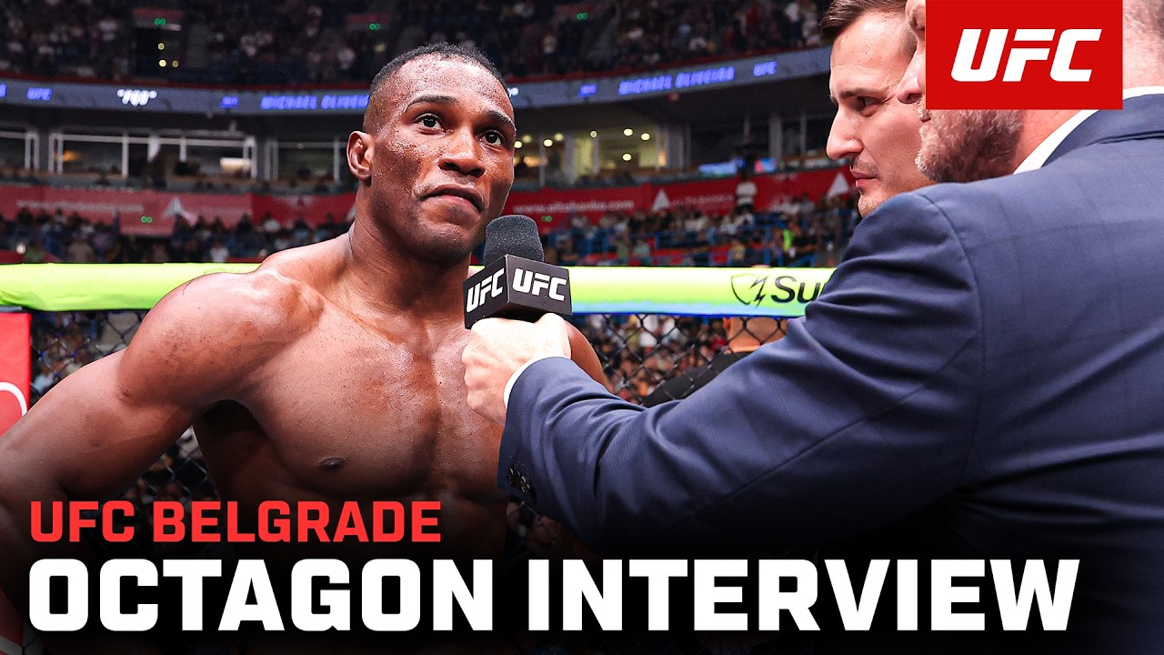 Michael Oliveira Octagon Interview | UFC Belgrade