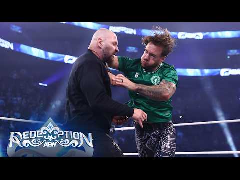 Will Ospreay REFUSES Jon Moxley's plan of attack on Kenny Omega! | AEW Redemption 2026 background