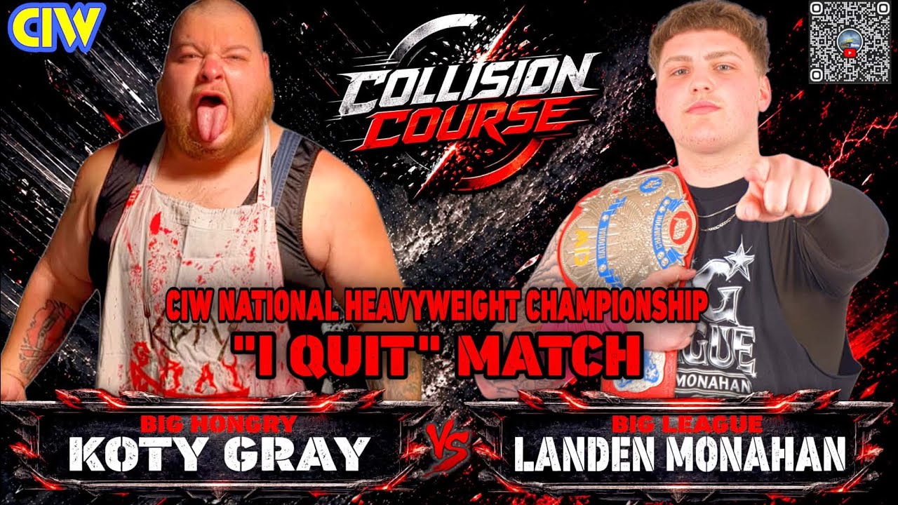 CIW OVERDRIVE: I QUIT MATCH FOR THE CIW NATIONAL CHAMPIONSHIP, PLUS BIG COUNTRY BATTLES ANDY CHENE