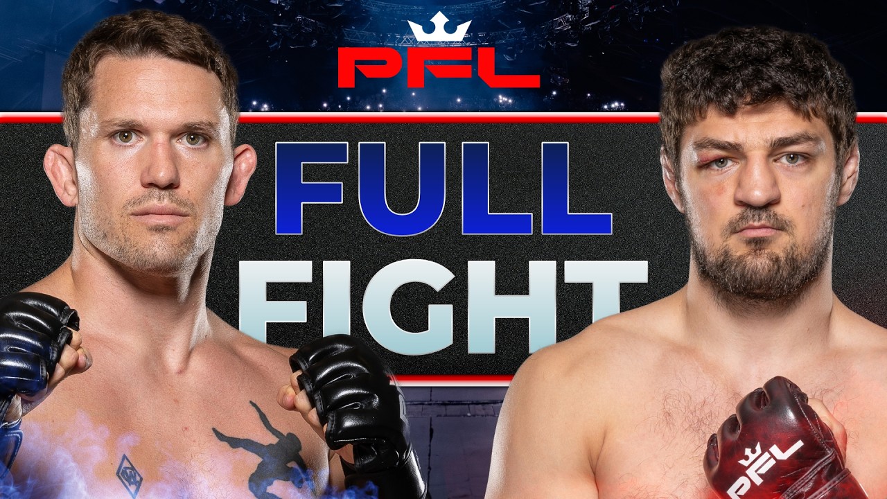 A BLOODY BRAWL | Sullivan Cauley v Rasul Magomedov | Full Fight | PFL Washington background