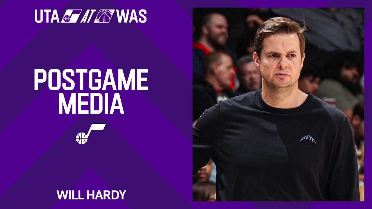 🗣️"Good win for our group" | Will Hardy praises Utah's reads, performance in Washington background