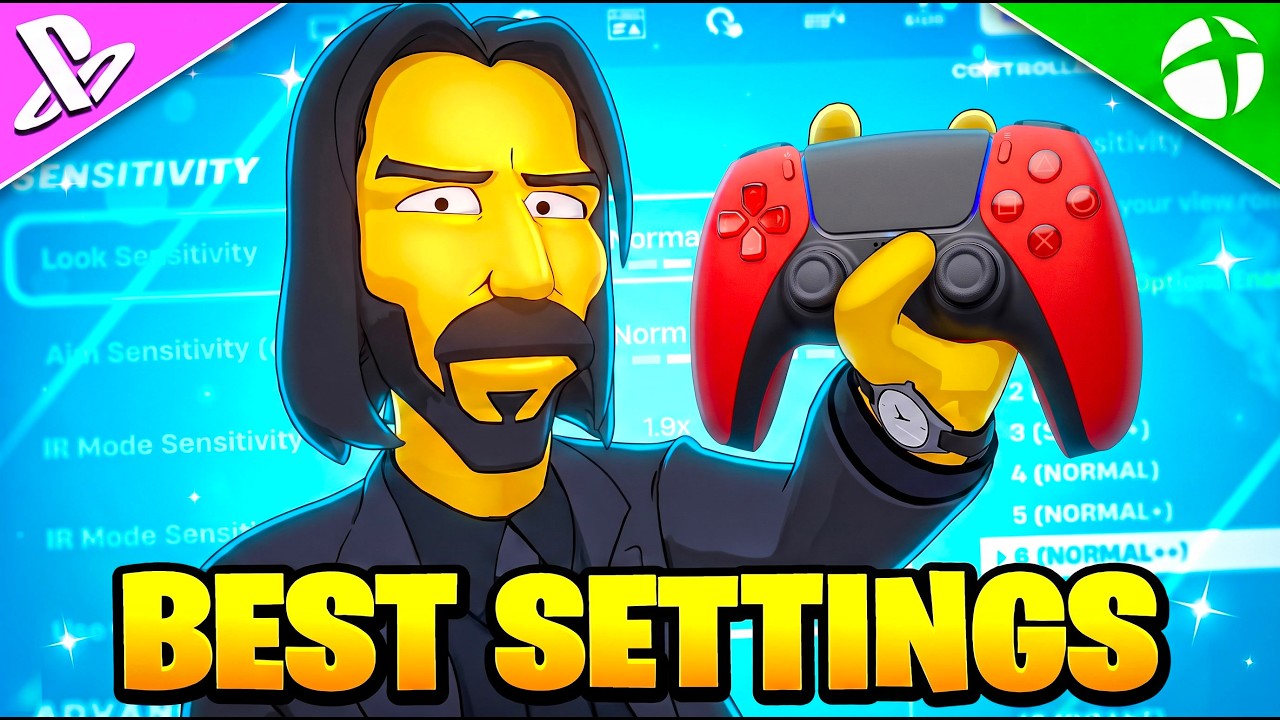 NEW Best Controller SETTINGS + Sensitivity in Fortnite Chapter 7