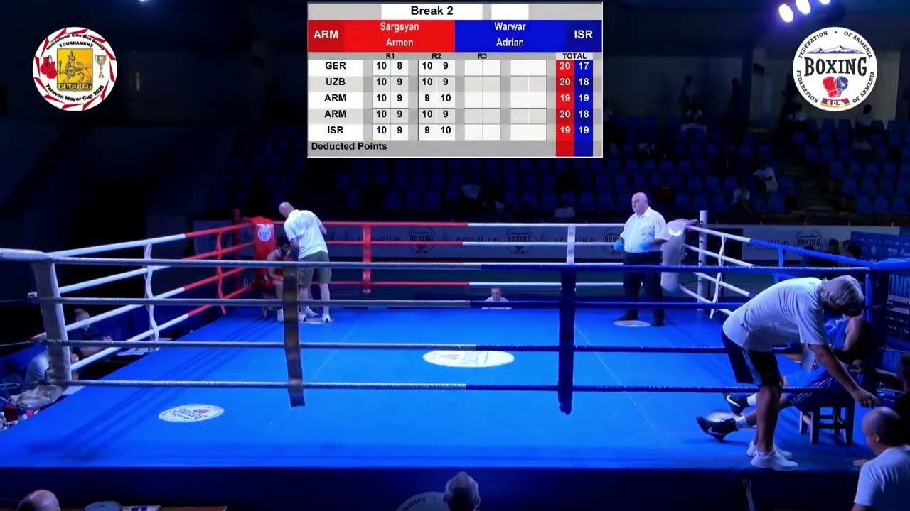 Armen Sargsyan (ARM) vs. Adrian Warwar (ISR) Yerevan Mayor Cup 2026 QF's (65kg) background