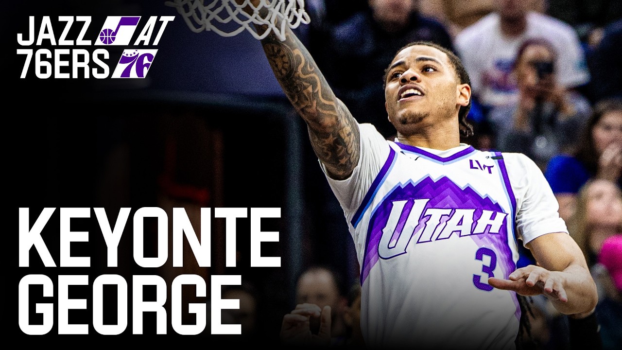 BACK-TO-BACK 30 BALL FOR KEYONTE GEORGE đ | UTAH JAZZ background