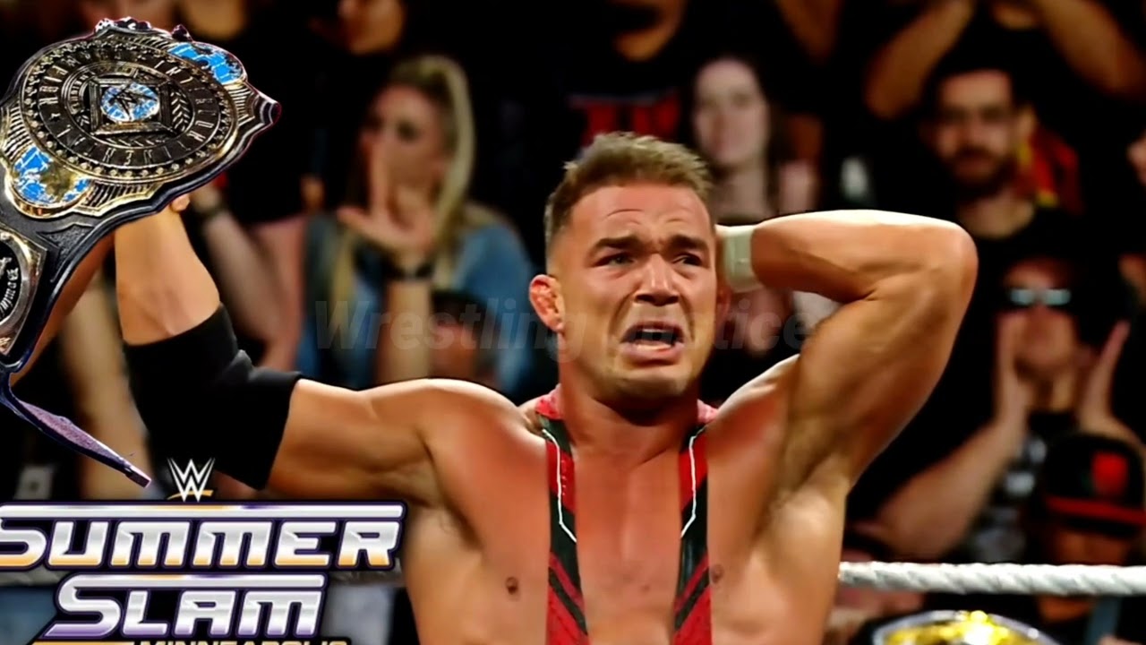 Chad Gable Wins Intercontinental Championship WWE Summerslam 2026 Highlights Penta Lose ? background