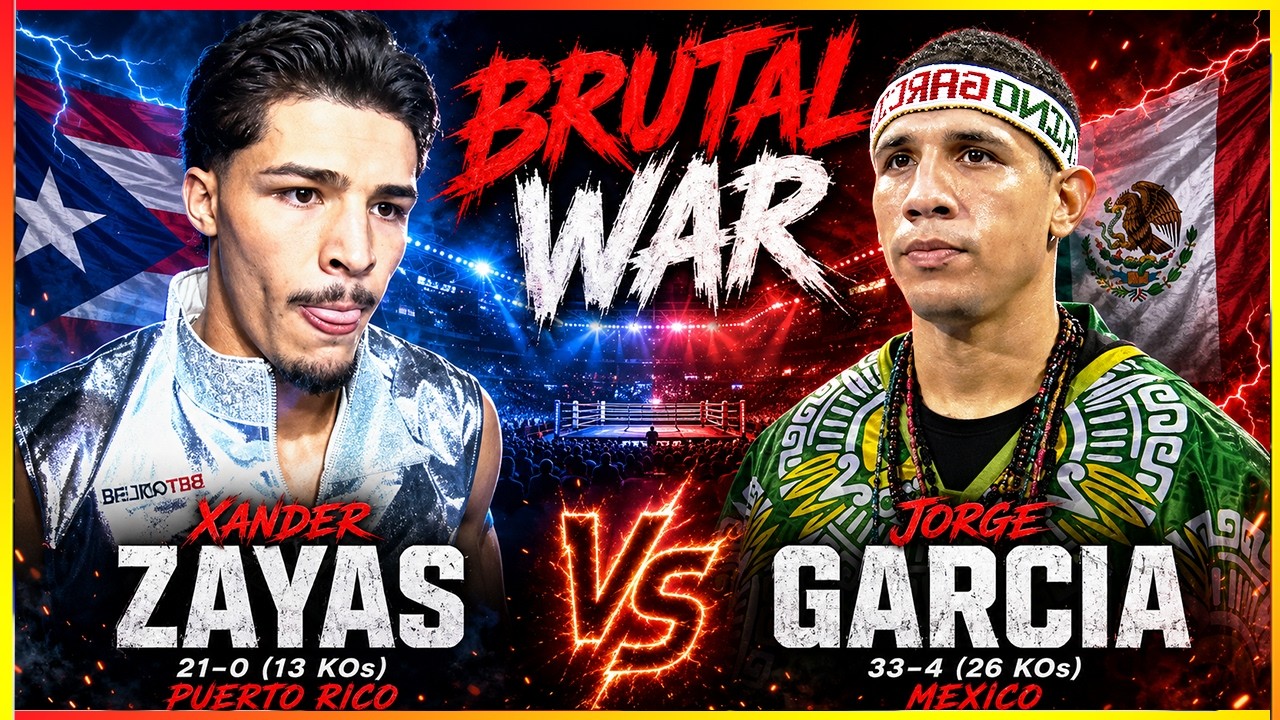 BRUTAL WAR That Shocked The World | Xander Zayas vs Jorge Garcia background