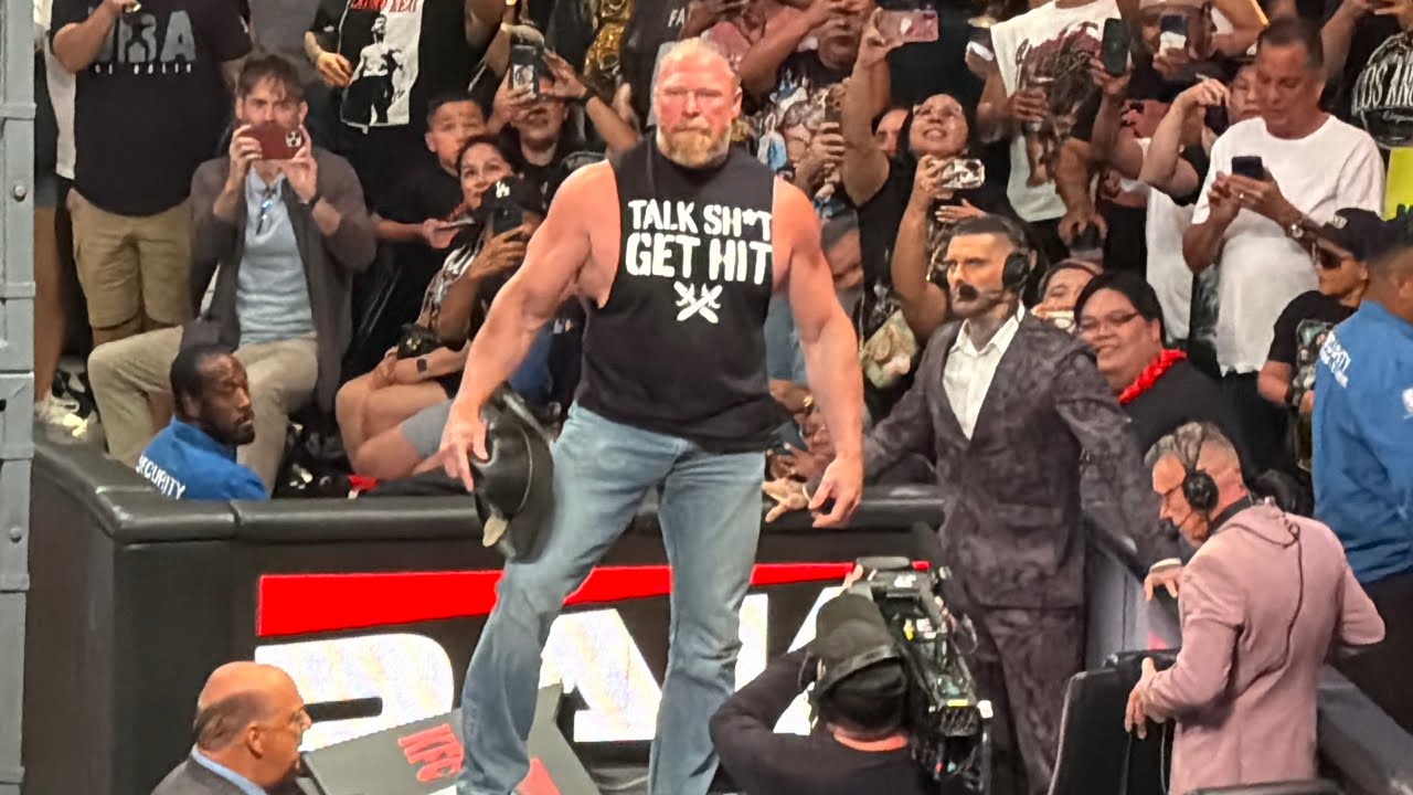 Brock Lesnar Oba Femi Full Segment | WWE Monday Night Raw 7-27-26 background