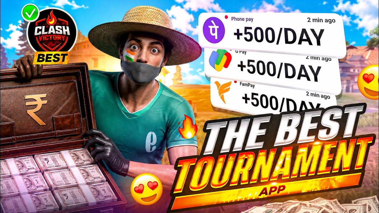 I Find Best Free Tournament App π° Entry βΉ0 π€ Per Kill βΉ20 π€―| Best Tournament App π| Free Fire π₯ background