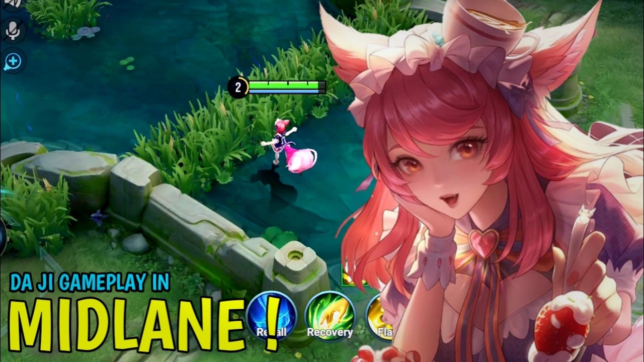 Honor of Kings : Daji Gameplay In MidLane | Broken Build Daji - HOK