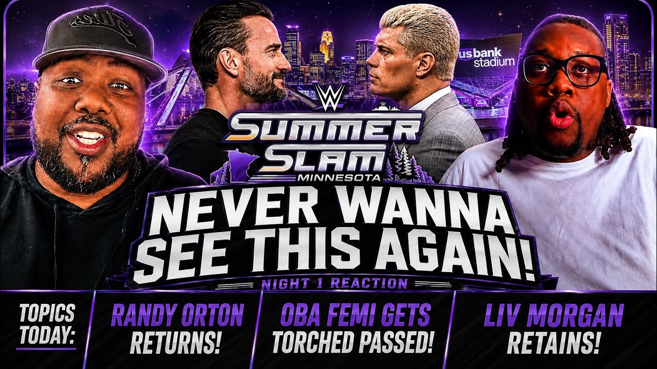 CM PUNK VS CODY RHODES: The Ending Was INSANE! | SummerSlam Night 1 background