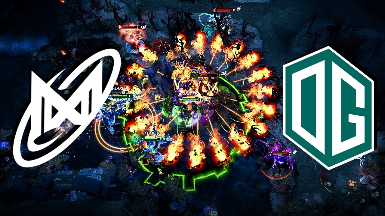 NIGMA vs OG - WHAT A GAME !! 1win Essence II Dota 2 background