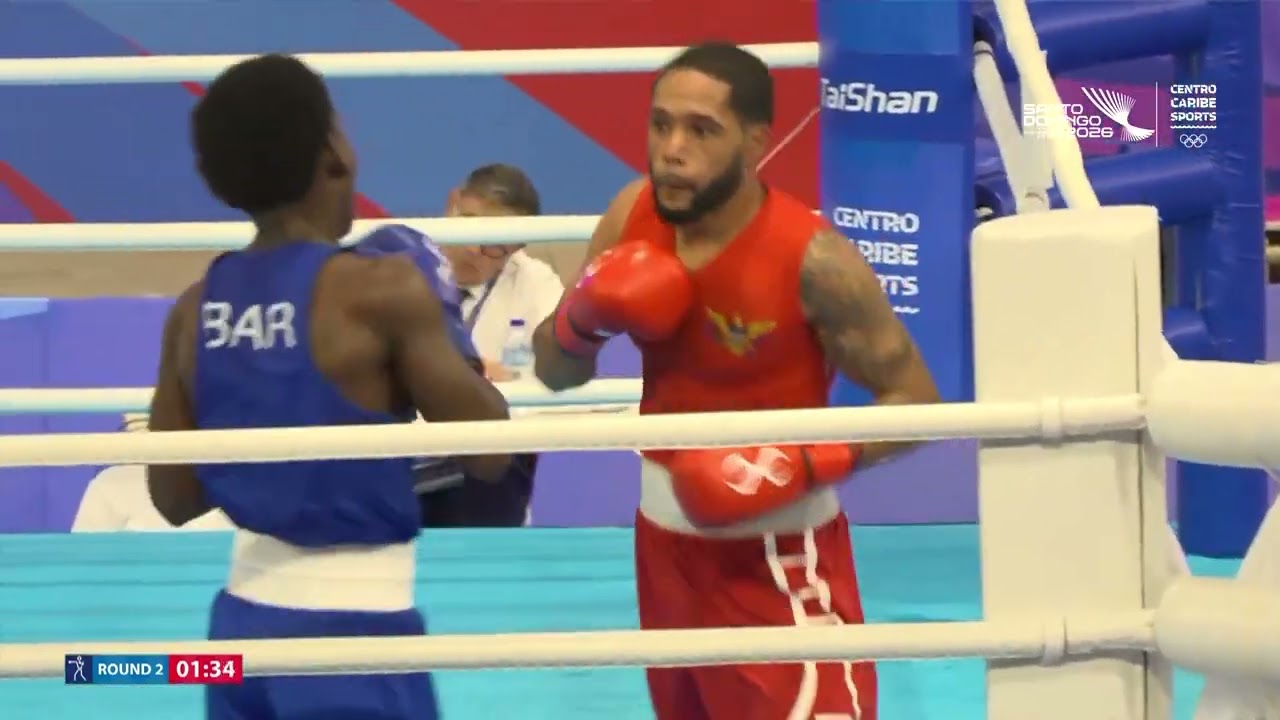 Eric Thompson (ISV) vs. Jazari Narine-Mayers (BAR) Central American & Carribbean Games 2026 (60kg)